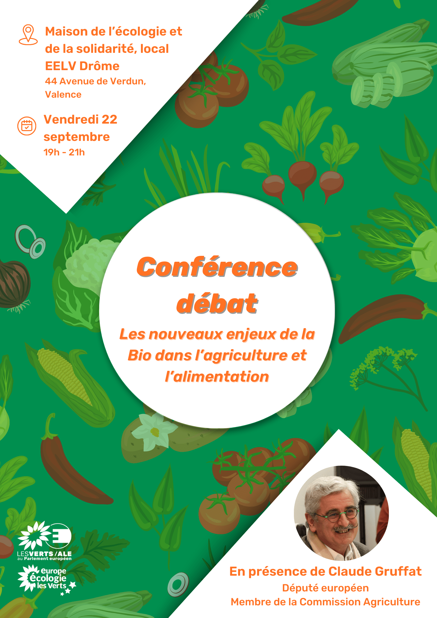 Conférence débat : les nouveaux enjeux de la bio dans l'agriculture et l'alimentation